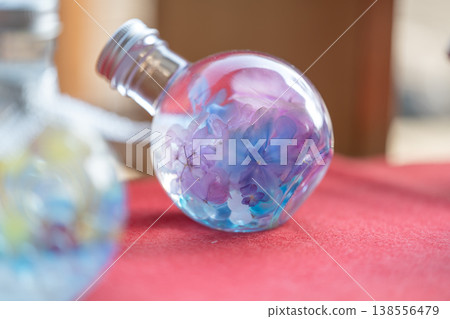 Cute glass bottles that look great against a Japanese-style background Cute glass bottles that look great against a Japanese-style background 138556479