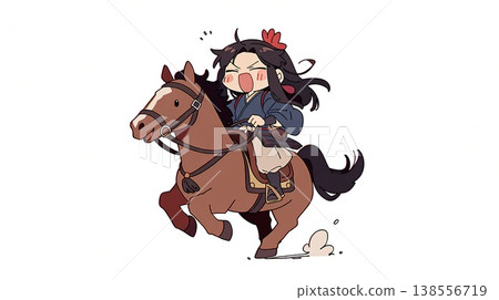 一名女子騎馬 138556719