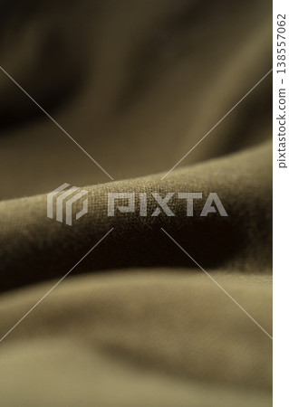 Natural Linen Texture with Soft Folds. Minimalistic Background. 138557062
