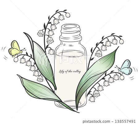 蝴蝶被鈴蘭的香味吸引而來。 138557491