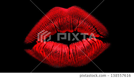 red lipstick kiss mark isolated black background beauty makeup cosmetic print texture passion romance valentine sensual mouth stamp love symbol red lipstick kiss mark isolated black background beauty makeup cosmetic print texture passion romance valentine sensual mouth stamp love symbol 138557616