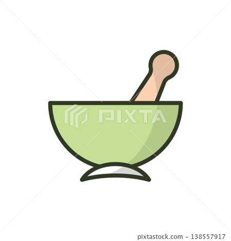 Mortar and Pestle icon vector design templates Mortar and Pestle icon vector design templates 138557917