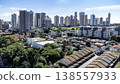 Aerial view of Jardim Goias skyline and residential neighborhood 138557933