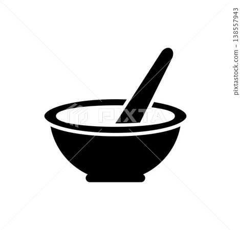 Mortar and Pestle icon vector design templates Mortar and Pestle icon vector design templates 138557943