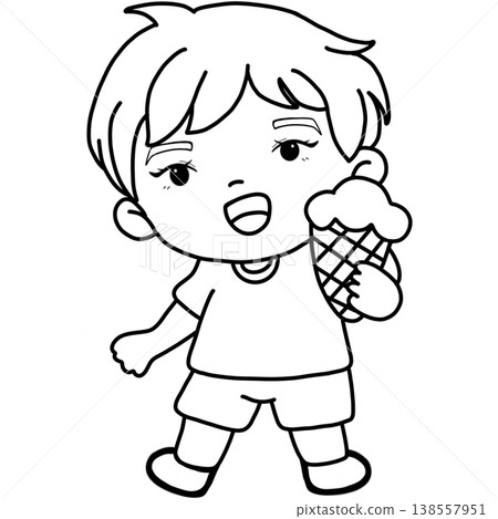Line art coloring pictures  138557951