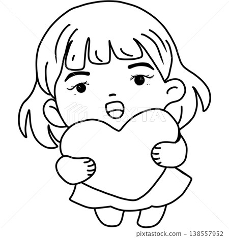 Line art coloring pictures  138557952