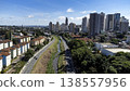 Aerial view of Jardim Goias skyline and residential neighborhood 138557956