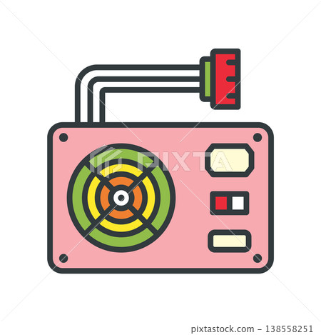 Power Supply icon vector design templates simple and modern Power Supply icon vector design templates simple and modern 138558251