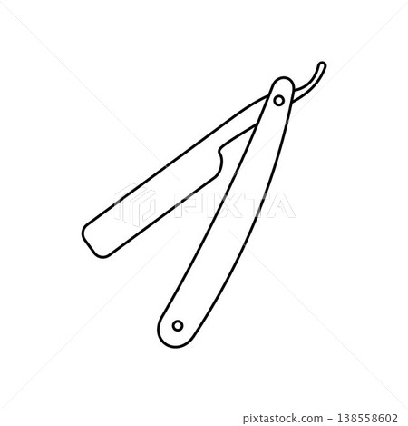 Straight Razor icon vector design templates simple and modern Straight Razor icon vector design templates simple and modern 138558602