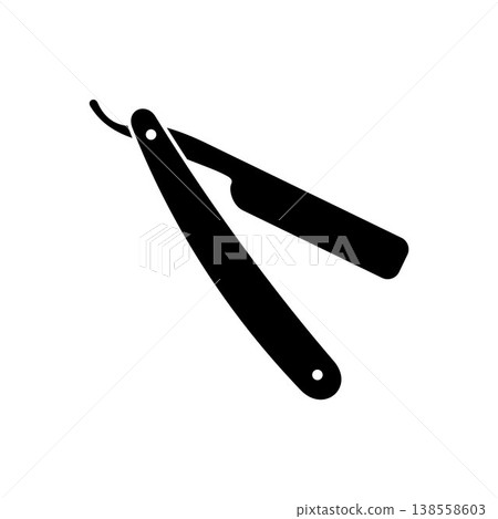 Straight Razor icon vector design templates simple and modern Straight Razor icon vector design templates simple and modern 138558603