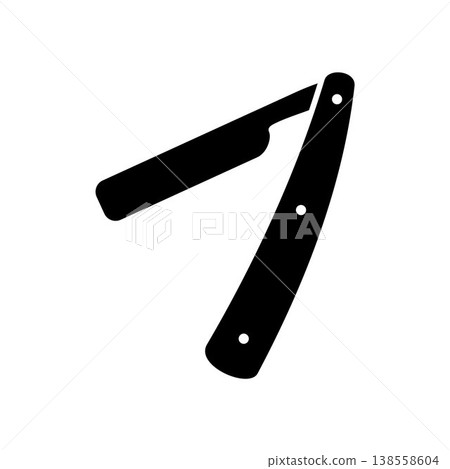Straight Razor icon vector design templates simple and modern Straight Razor icon vector design templates simple and modern 138558604