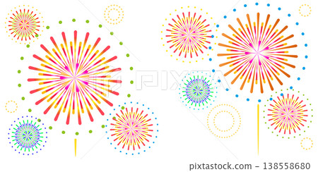 煙花背景圖 138558680