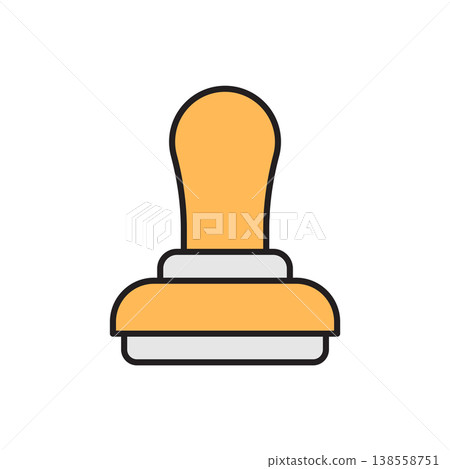 Rubber Stamp icon vector design templates simple and modern Rubber Stamp icon vector design templates simple and modern 138558751
