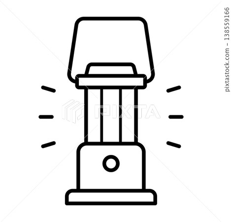 Lantern/Lamp Icon_Vector Illustration 138559166