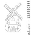An old windmill from Nederland 138559336