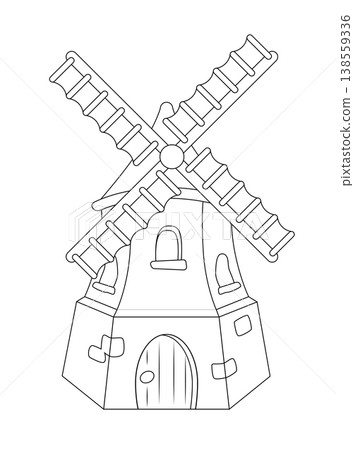 An old windmill from Nederland 138559336