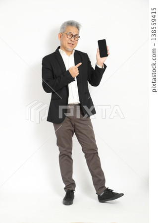 Showing Smartphone Screen Showing Smartphone Screen 138559415