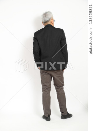 Back View - Business Suit Back View - Business Suit 138559831