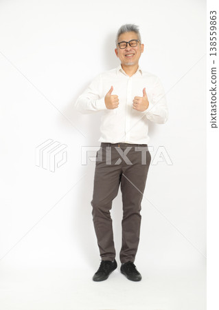 Double Thumbs Up - White Shirt Double Thumbs Up - White Shirt 138559863