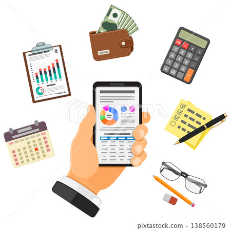 Online Auditing, Tax process, Accounting Concept 138560179