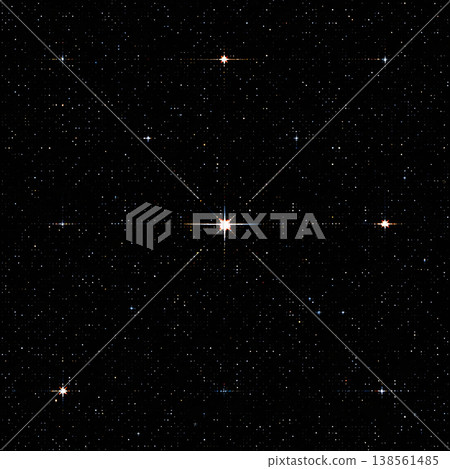 背景設計以重複出現的小單色星星為特色。 138561485