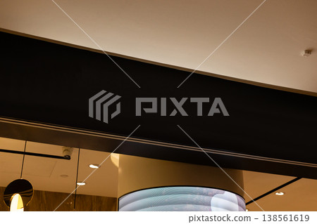 An empty storefront ready for new branding. The space is designed for retail activities and offers a large copy space for signage An empty storefront ready for new branding. The space is designed for retail activities and offers a large copy space for signage 138561619