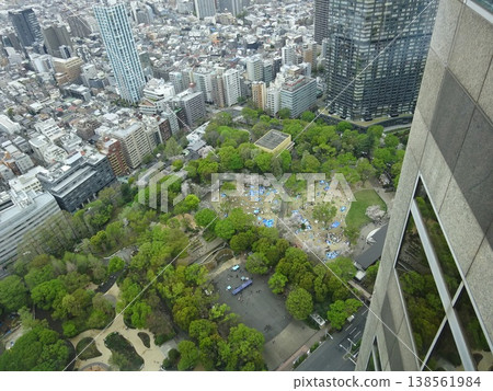 從東京都廳大樓看到的景色 從東京都廳大樓看到的景色 138561984