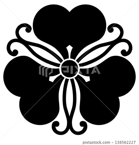 This is a family crest. It's called a modified vine-attached wood sorrel. This is a family crest. It's called a modified vine-attached wood sorrel. 138562227
