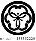 This is a family crest. It's called "Maru ni Tsuru Musubi Katabami" (Circle with Vine Knot and Wood Sorrel). 138562229