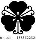 This is a family crest. It's called a vine-attached wood sorrel. 138562232