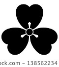 This is a family crest. It's called "Hosokatabami" (thin wood sorrel). 138562234
