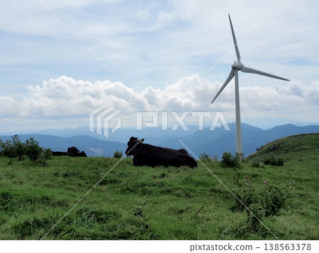 Wind power and steppe Wind power and steppe 138563378