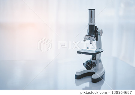 Microscope for laboratory research. Photo of a medical microscope and equipment,Scientific and healthcare research. Microscope for laboratory research. Photo of a medical microscope and equipment,Scientific and healthcare research. 138564697