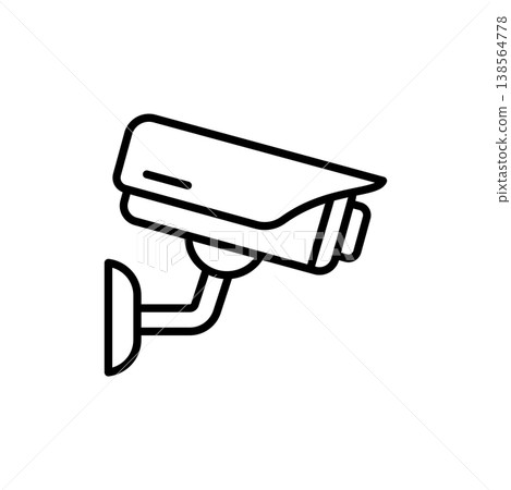 CCTV Smart Security Camera Icon CCTV Smart Security Camera Icon 138564778