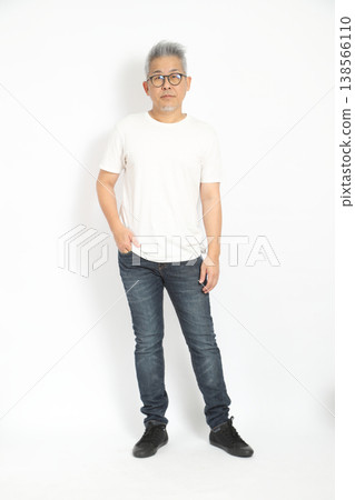 Standing with Hand in Pocket Standing with Hand in Pocket 138566110