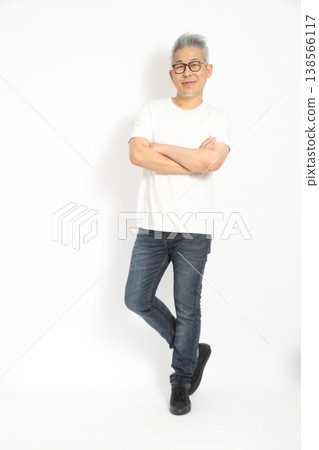 Smiling with Crossed Legs Smiling with Crossed Legs 138566117