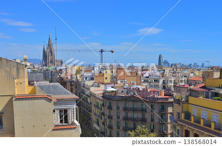 Barcelona landscape Barcelona landscape 138568014