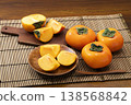 Persimmons in a colander 138568842