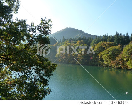 Autumn foliage at Daigenta Lake (Yuzawa Town, Niigata Prefecture) 138568954
