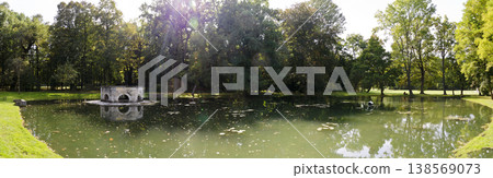 pond in the palace park of Laxenburg pond in the palace park of Laxenburg 138569073