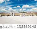 Commerce Plaza on Sunny Day. Lisbon Old Town, Portugal 138569148