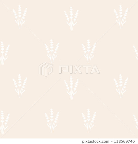Minimal Lavender Pattern Light Floral Background Minimal Lavender Pattern Light Floral Background 138569740