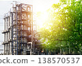The concept demonstrates the green industry and the transition to sustainable energy. 138570537