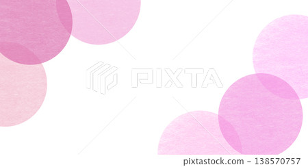 Japanese-style circular background design 138570757