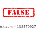 False stamp, free of charge seal, shabby stamp, vector 138570927