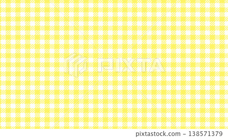 Light yellow gingham check 138571379