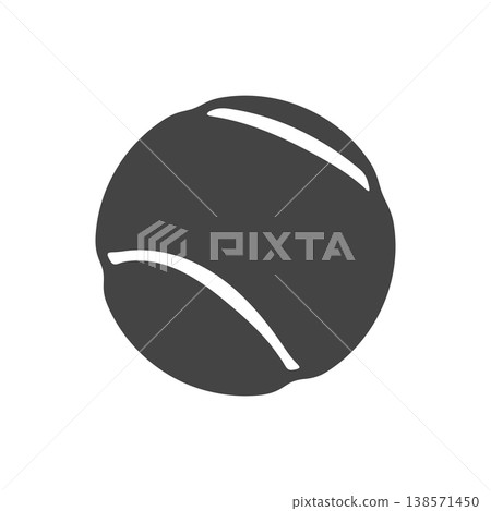 Tennis Ball Icon, Tennis Ball Logo, Tennis Ball Vector. 138571450