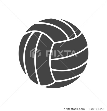Volleyball Ball Icon, Volleyball Ball Logo. Volleyball Ball Icon, Volleyball Ball Logo. 138571458