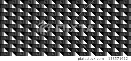 Abstract geometric pattern with black and gray cubes. Modern minimalist vector background for technology and architecture design. Abstract geometric pattern with black and gray cubes. Modern minimalist vector background for technology and architecture design. 138571612