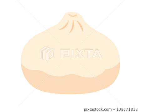 一張看起來很美味、剛蒸好的中式包子的插圖。 138571818